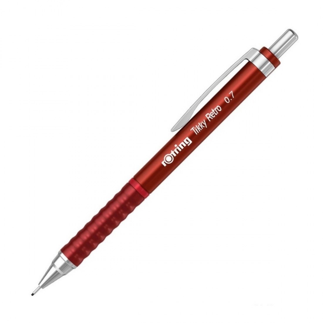 Rotring Tikky Retro 0.7mm Red Mechanical Pencil