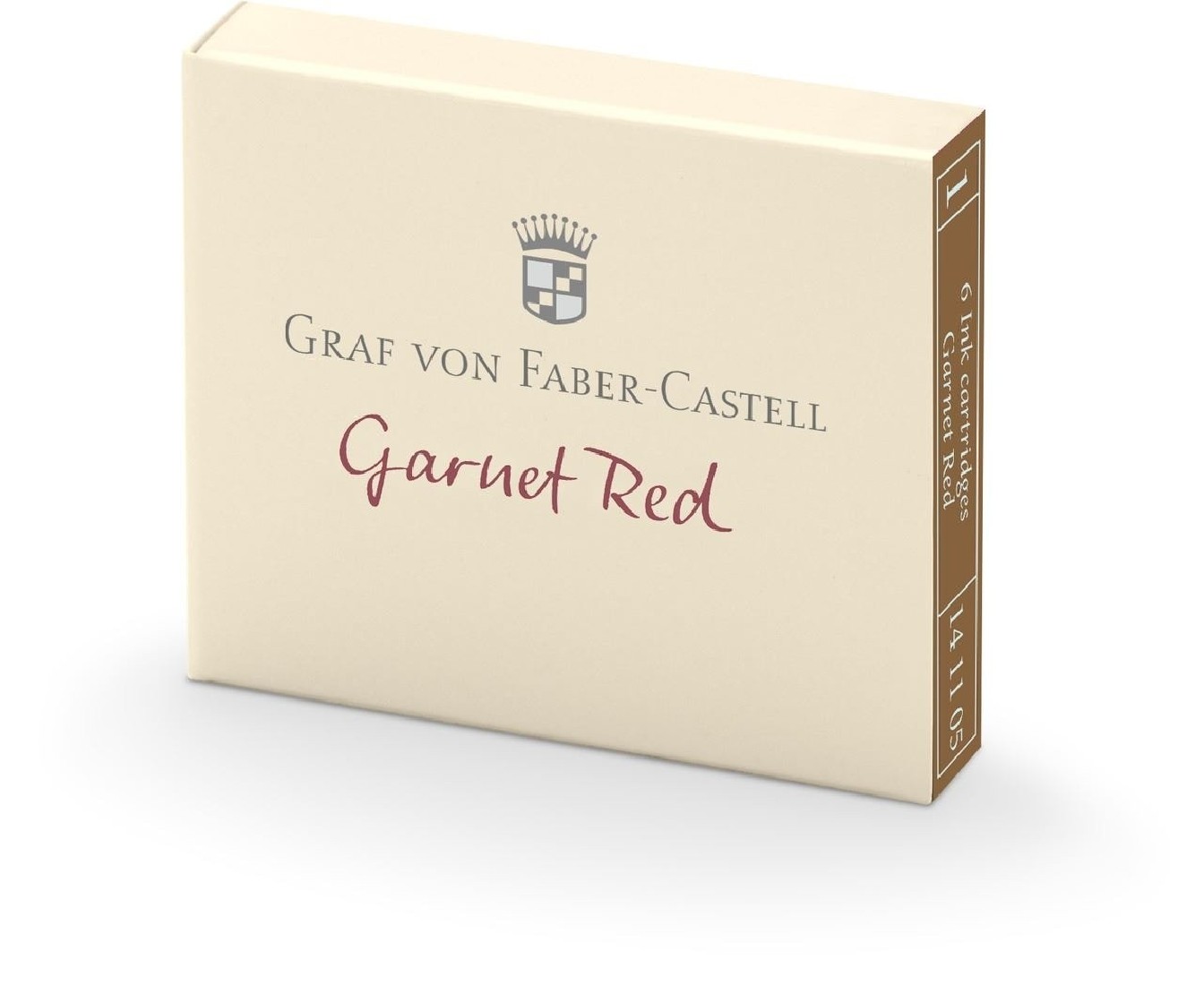 Graf Von Faber Castell ink cartridges garnet red 141105
