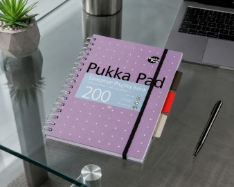 Pukka Pad τετράδιο Σπιράλ Α5 με 3 Διαχωριστικά . 200 φύλλα με γραμμές, perforated 6336-ΜΕΤ