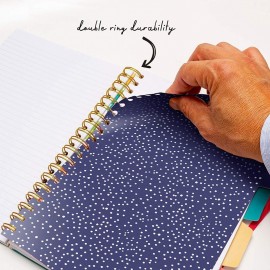 Pukka Pad notebook spiral A5 με 4 θέματα, ριγέ, Carpe Diem, 200 σελίδες, 9032(LA)