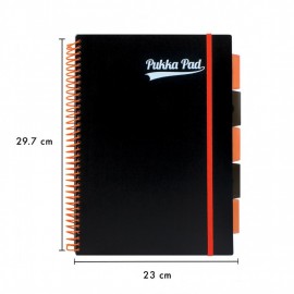 Τετράδιο Σπιράλ Α4 με Διαχωριστικά 5Θ. 7664-PPN Pukka Pad