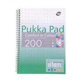 Pukka Pad τετράδιο σπιράλ πράσινο ριγέ A4  με 200 σελίδες 80gr IRLJOTA4