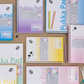Pukka Pad τετράδιο σπιράλ πράσινο ριγέ A4  με 200 σελίδες 80gr IRLJOTA4