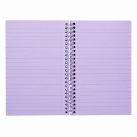 Pukka Pad τετράδιο σπιράλ Μωβ ριγέ A5  με 200 σελίδες 80gr IRLJOTA5