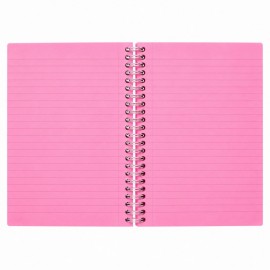 Pukka Pad τετράδιο σπιράλ ροζ ριγέ A4  με 200 σελίδες 80gr IRLJOTA4