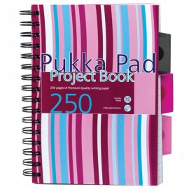 Pukka Pad τετράδιο ριγέ σπιράλ Α5 με 3 διαχωριστικά και 250 σελίδες  Proba5