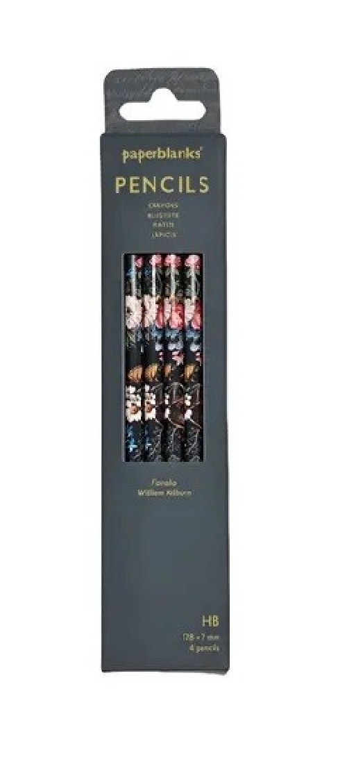 Paperblanks pencils set of 4 Floralia