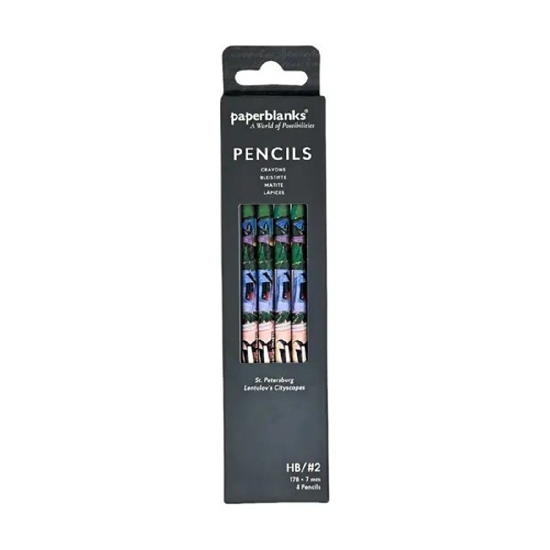 Paperblanks pencils set of 4 Pipi Longstocking