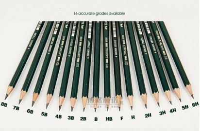 Graphite wooden pencil 9000 Faber Castell