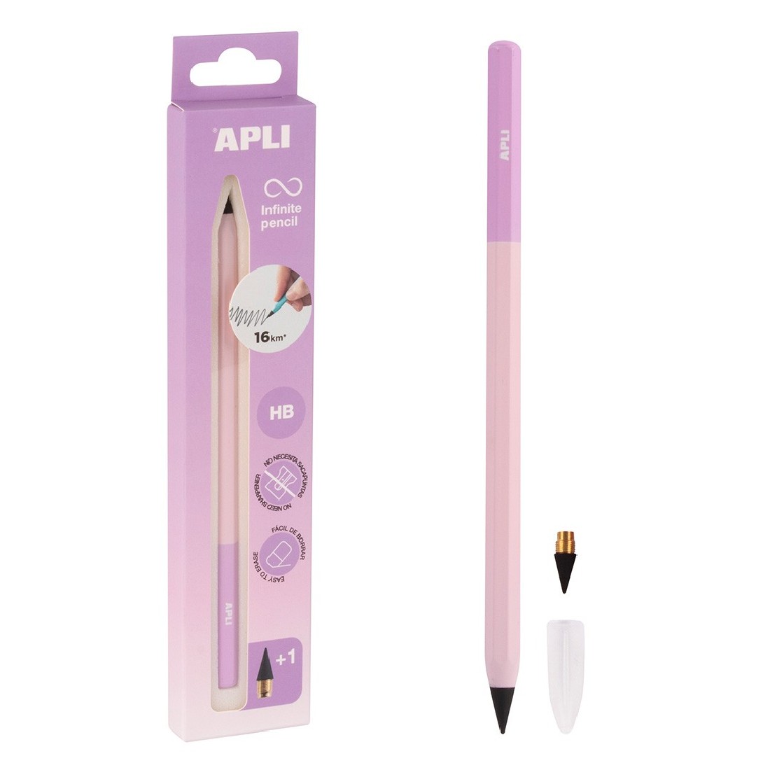 Infinite Pencil HB 19936 APLI Pastel Purple,