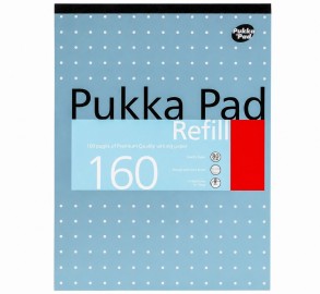 Pukka Pad μπλοκ σημειώσεων overlap Α4 με Τρύπες και Περιθώριο με 160 σελίδες REF80/1