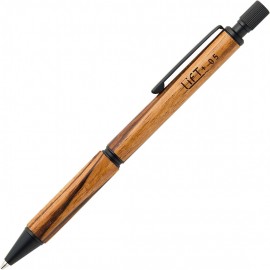 Kitera LIFT Wood Mechanical Pencil 0.5mm Zebra Wood LIWOOD.05-ZW