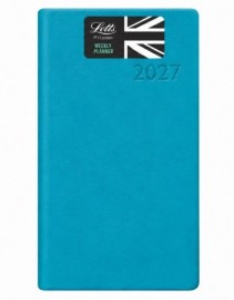 Letts Verona Slim Week to View 2027 Aqua 27-081611