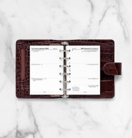 Refill Pocket 2027 Greek Week on two pages - Ελληνικό 27-68267 Filofax