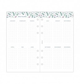Refill 2027 Personal Garden Week On Two Pages 27-68492 Filofax