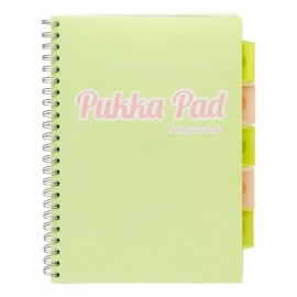 Pukka Pad τετράδιο σπιράλ ριγέ Α4 5 Θεμάτων  παστέλ, 200 σελίδων,  2012-PST