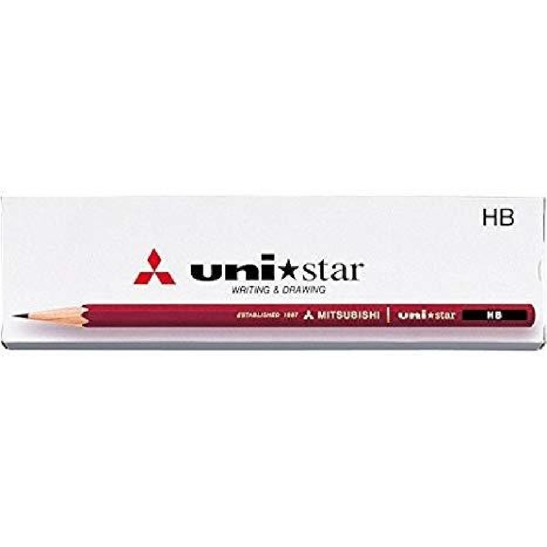 Uni Mitsubishi Star Pencils 12pcs