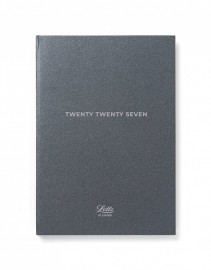 Letts 2027 A5 Day to a Page Titanium 27-082587