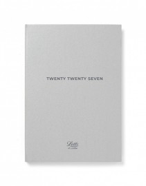 Letts 2027 A5 Day to a Page Titanium 27-082587