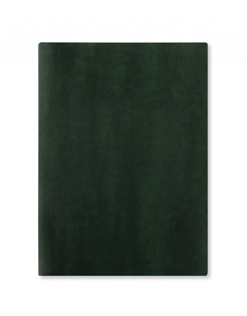 Letts Lecassa 2027 A5 Week to View Diary With Appointments Green 27-081747