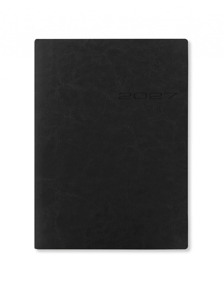 Letts Lecassa 2027 A5 Week to View Diary With Appointments Black 27-080413