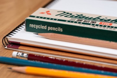 Uni Mitsubishi Pencil 9800EW Eco-friendly Recycled Pencils Pack of 12