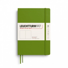 Leuchtturm 1917 notebook hard cover, plain, 251 pages, 80gsm, Moss 400875