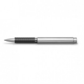 Faber Castell Basic Matt Chrome Grey Cap Rollerball Pen 148462