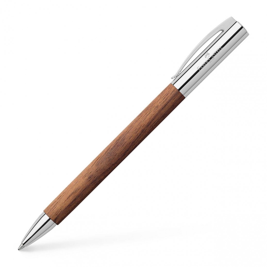 Faber Castell Ambition walnut wood, twist ballpoint pen brown, 148531