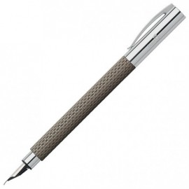 Faber Castell Ambition OpArt Black Sand Fountain Pen, 147050