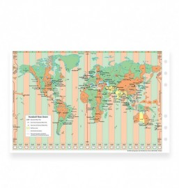 Filofax Refill Personal World Map 131904.