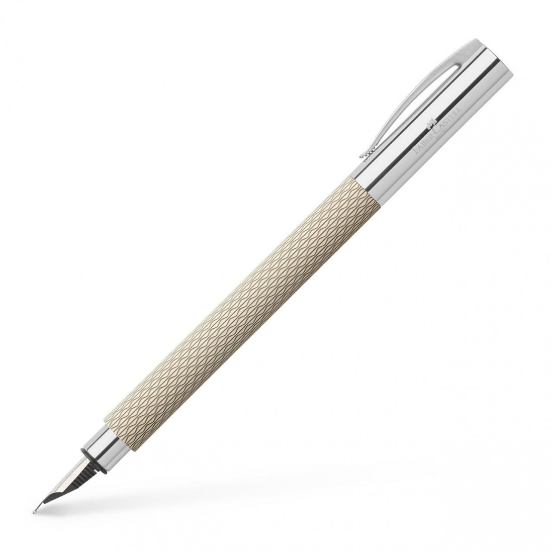 Faber Castell Ambition OpArt White Sand, 149620, Fountain Pen