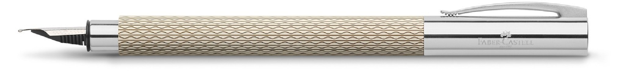 Faber Castell Ambition OpArt White Sand, 149620, Fountain Pen