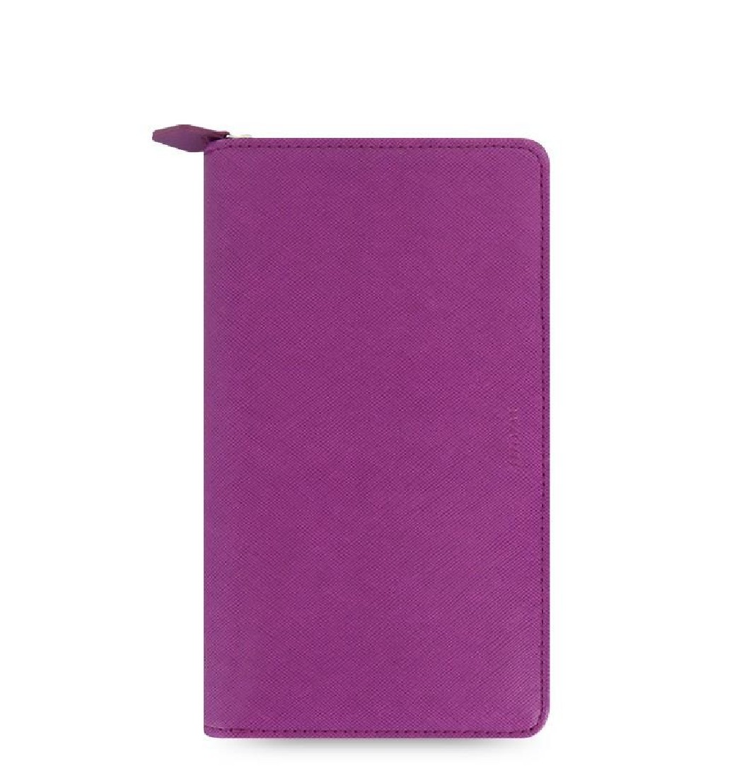 Filofax Organiser Compact Zip Saffiano Raspberry 022535.