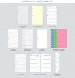 Filofax Organiser Compact Zip Saffiano Raspberry 022535.