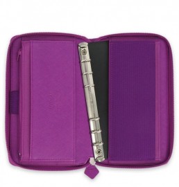Filofax Organiser Compact Zip Saffiano Raspberry 022535.