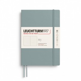 Leuchtturm 1917, A5 dotted notebook, softcover, 123 pages, 80gsm, Dove 400895