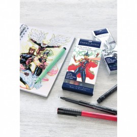 Faber Castell Pitt Artist Pens Comic Colouring - Wallet of 6 267196