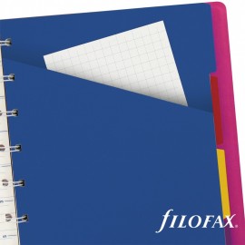 Filofax Notebook Refillable Ruled A5 Black 115007