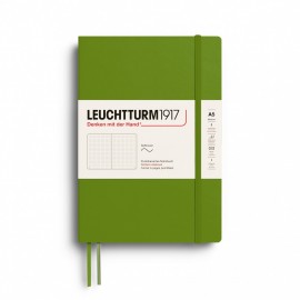 Leuchtturm 1917, A5 dotted notebook, softcover, 123 pages, 80gsm, Moss 400892