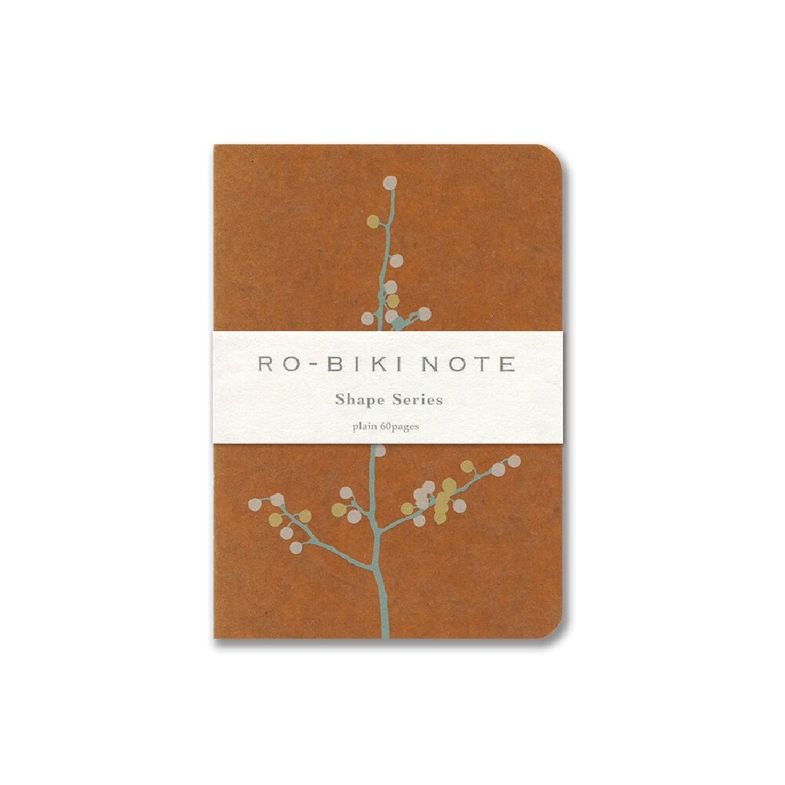 Yamamoto notebook Ro-Biki Note Shape Series Branch Flowers, dotted 88x125mm GA083