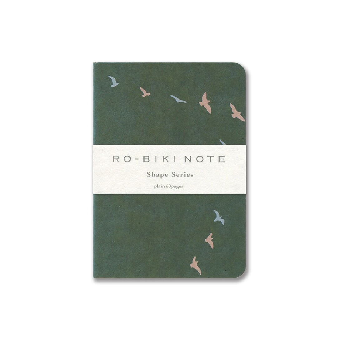 Yamamoto Ro-Biki Note Shape Series Flying Birds, dotted 88x125mm GA082