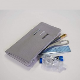 Yamamoto Canvas Cover 22x11,5 cm for Ro-Biki notes cool grey