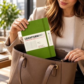 Leuchtturm 1917 notebook soft cover, ruled, 123 pages, 80gsm, 400893 Moss