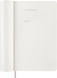 Moleskine Precious and Ethical Diary 2027 Large 13x21, Weekly, 12-Month, Vegan Cover, Pink