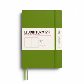 Leuchtturm 1917 notebook soft cover, plain, 123 pages, 80gsm, 400891 Moss