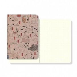 Yamamoto notebook Ro-biki Museum series, Myokaiku,  dotted  88×126 mm, 60 pages GA049