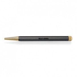 Leuchtturm 1917 Set A5 Gold Hard Cover Notebook and Ballpen plus Pen Loop