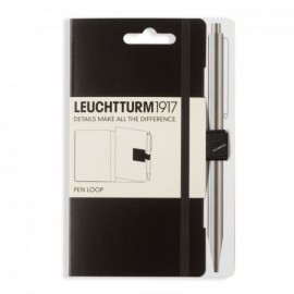 Leuchtturm 1917 Set A5 Black Hard Cover Notebook and Ballpen plus Pen Loop