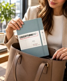 Leuchtturm 1917 notebook soft cover, plain, 123 pages, 80gsm, 400894 Dove